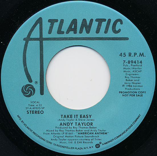 Andy Taylor - Take It Easy